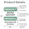 Signmission Water Shutoff Bilingual, 18 in W x Rectangle, Plastic OS-2PACK-EM-P-1824-L-10362 - alternate 3